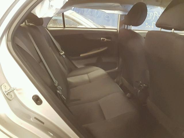 2T1BU4EE3AC427818 - 2010 TOYOTA COROLLA BA SILVER photo 6
