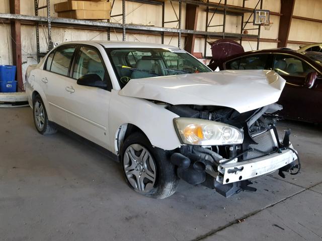 1G1ZS58N97F297137 - 2007 CHEVROLET MALIBU LS თეთრი ფოტო 1