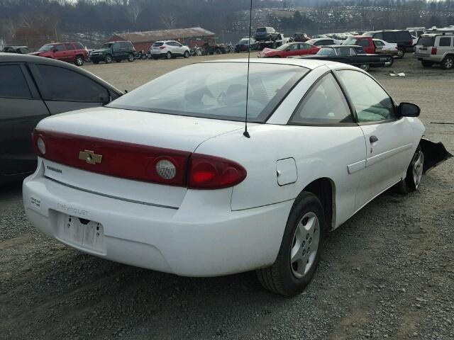 1G1JC12F647223586 - 2004 CHEVROLET CAVALIER WHITE photo 4