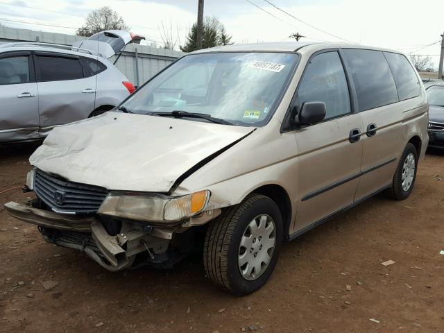 2HKRL1856YH594239 - 2000 HONDA ODYSSEY LX BEIGE photo 2