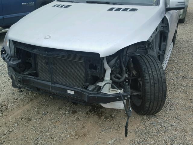 4JGDA5HB2DA241684 - 2013 MERCEDES-BENZ ML 350 4MA SILVER photo 9