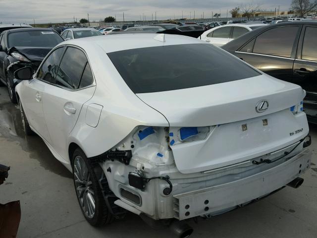 JTHBE1D20E5006398 - 2014 LEXUS IS 350 WHITE photo 3