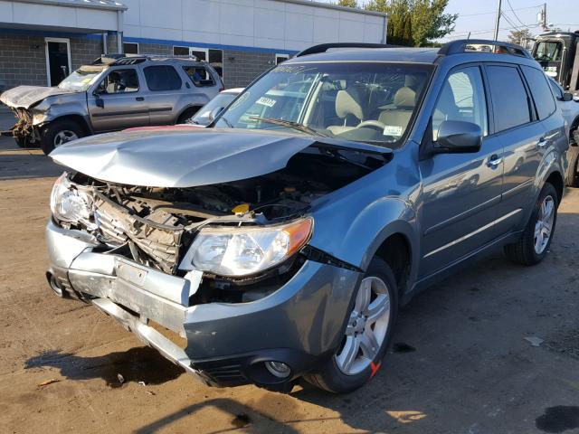 JF2SH64659H769158 - 2009 SUBARU FORESTER 2 GREEN photo 2