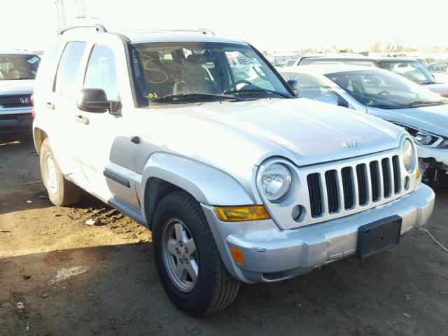 1J4GL48K07W715350 - 2007 JEEP LIBERTY SP SILVER photo 1