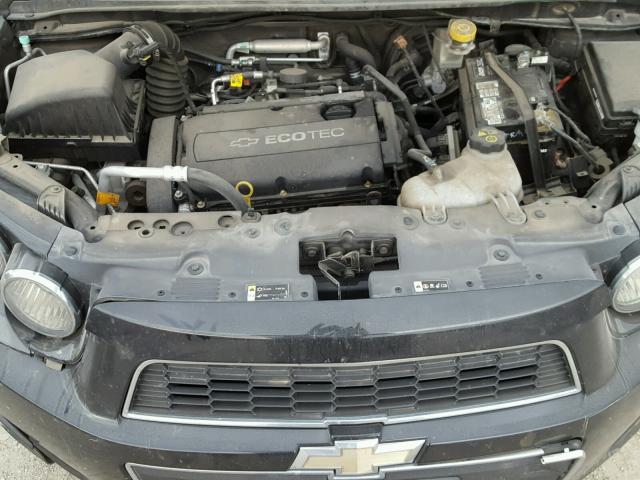 1G1JC6SH9C4105501 - 2012 CHEVROLET SONIC LT 黑色 照片 7