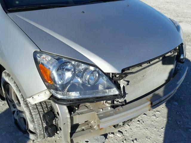 5FNRL38757B411472 - 2007 HONDA ODYSSEY EX SILVER photo 9