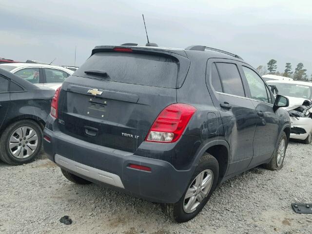 3GNCJLSBXFL211199 - 2015 CHEVROLET TRAX 1LT BLACK photo 4