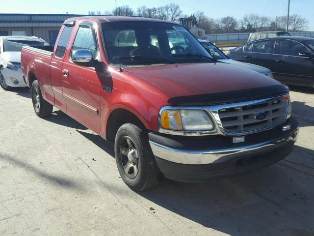 1FTRX172X2NA06183 - 2002 FORD F150 MAROON photo 1