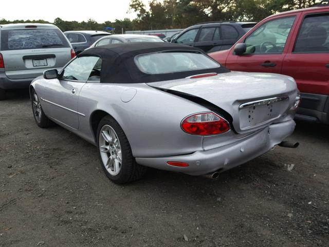 SAJDA42C71NA12717 - 2001 JAGUAR XK8 SILVER photo 3