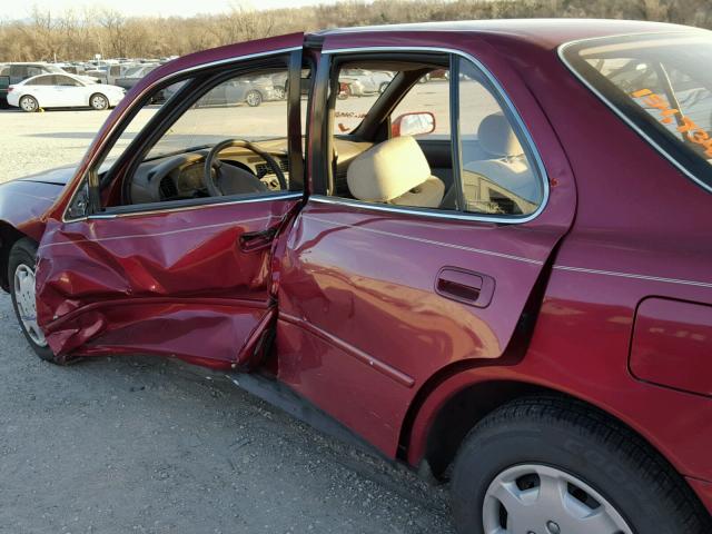 JT2SK12E1R0216883 - 1994 TOYOTA CAMRY LE MAROON photo 10