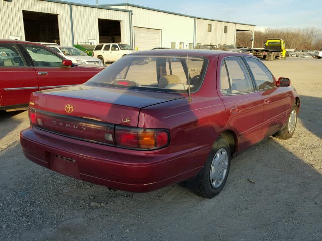 JT2SK12E1R0216883 - 1994 TOYOTA CAMRY LE MAROON photo 4