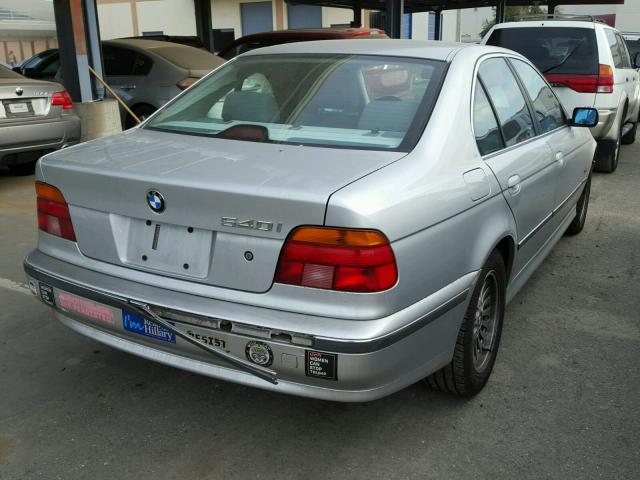 WBADN6347YGM68554 - 2000 BMW 540 I AUTO SILVER photo 4