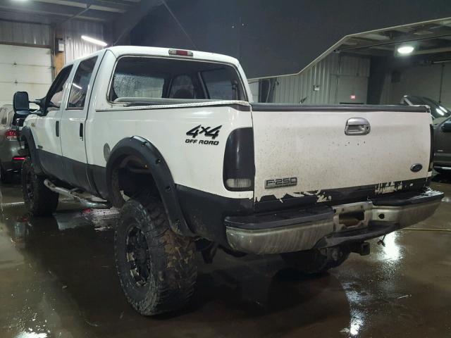 1FTNW21FX1EB96939 - 2001 FORD F250 SUPER WHITE photo 3