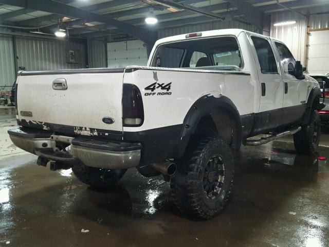 1FTNW21FX1EB96939 - 2001 FORD F250 SUPER WHITE photo 4