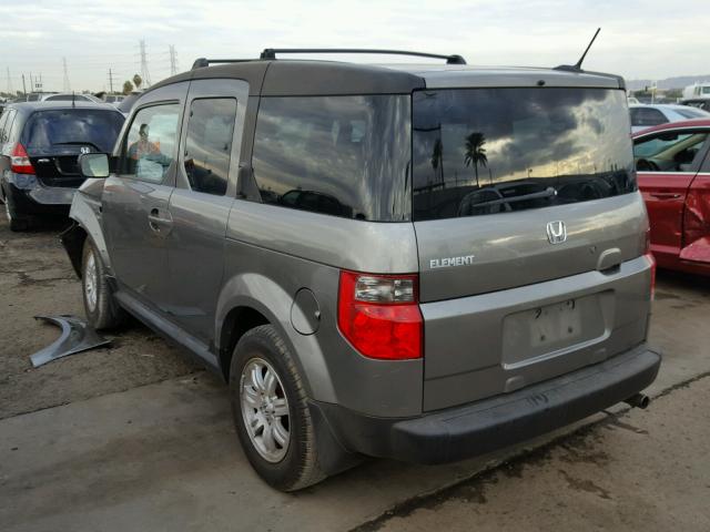 5J6YH18777L007369 - 2007 HONDA ELEMENT EX GRAY photo 3