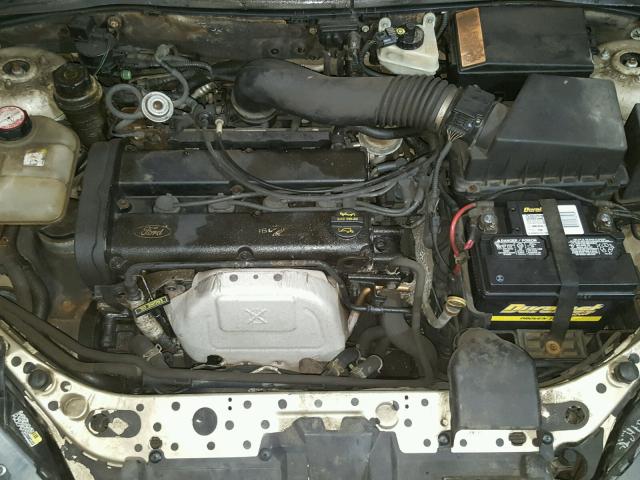 1FAFP34302W352111 - 2002 FORD FOCUS SE TAN photo 7