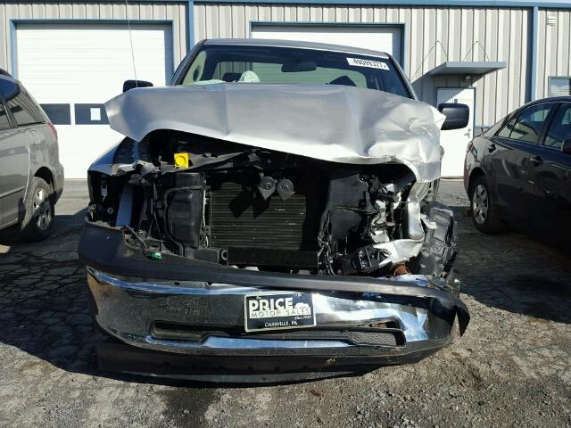 3C6JD7DT1CG257973 - 2012 DODGE RAM 1500 S SILVER photo 9