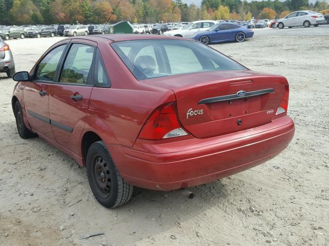 1FAFP33Z93W253049 - 2003 FORD FOCUS LX RED photo 3