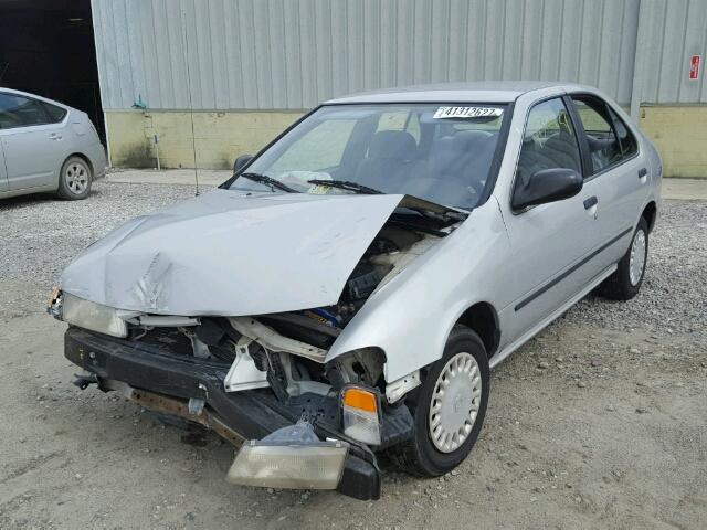 1N4AB41D8TC707735 - 1996 NISSAN SENTRA E SILVER photo 2