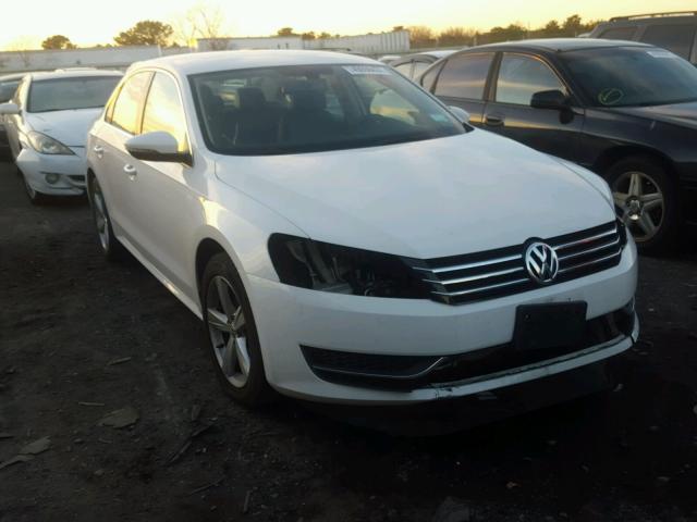 1VWBP7A30CC050127 - 2012 VOLKSWAGEN PASSAT SE WHITE photo 1