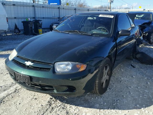 1G1JF12F047183061 - 2004 CHEVROLET CAVALIER L GREEN photo 2