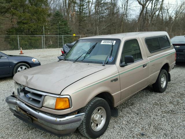 1FTCR10A2VUC69490 - 1997 FORD RANGER TAN photo 2