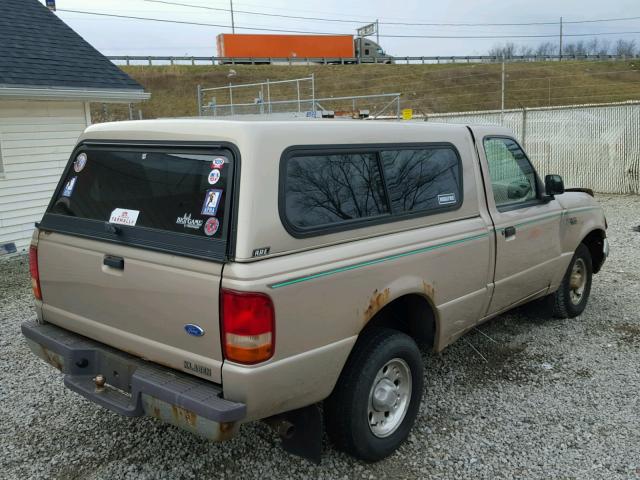 1FTCR10A2VUC69490 - 1997 FORD RANGER TAN photo 4