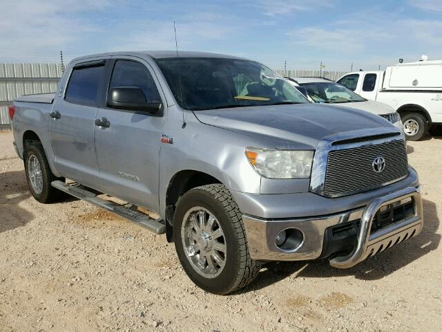 5TFDW5F14CX263634 - 2012 TOYOTA TUNDRA CRE SILVER photo 1