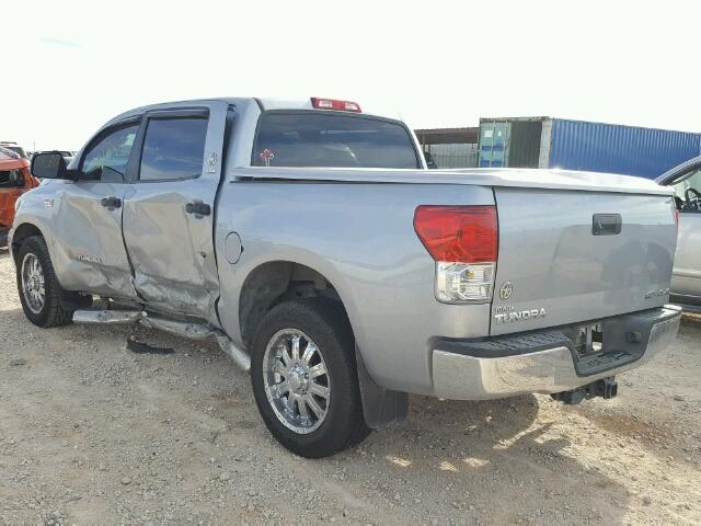 5TFDW5F14CX263634 - 2012 TOYOTA TUNDRA CRE SILVER photo 3