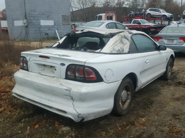 1FALP4442RF117799 - 1994 FORD MUSTANG WHITE photo 4