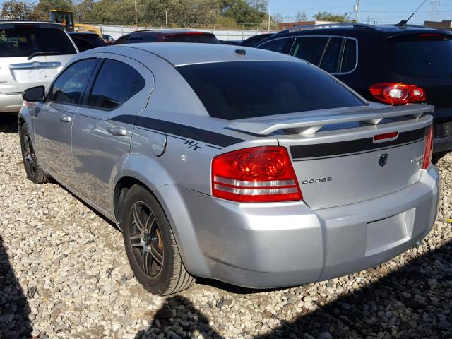 1B3CC5FB9AN117690 - 2010 DODGE AVENGER R/ SILVER photo 3