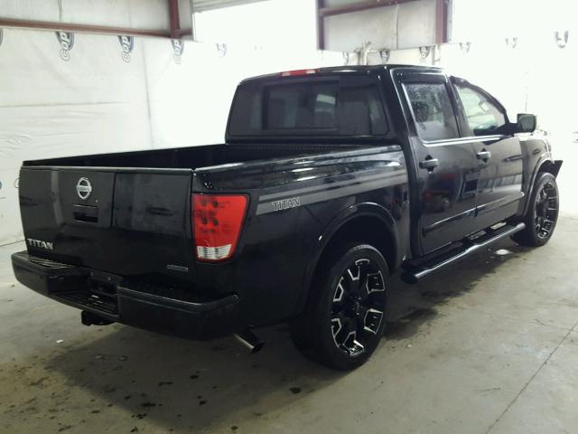 1N6BA0EK4CN302203 - 2012 NISSAN TITAN S BLACK photo 4