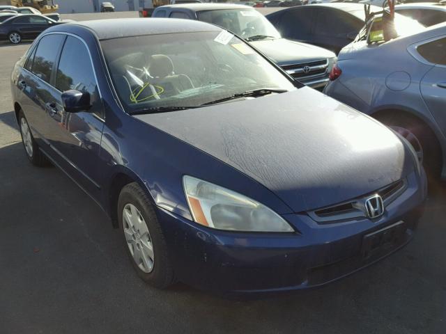 JHMCM56314C000138 - 2004 HONDA ACCORD LX BLUE photo 1