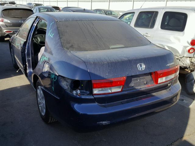 JHMCM56314C000138 - 2004 HONDA ACCORD LX BLUE photo 3