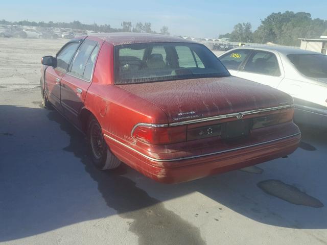 2MELM75W9VX735106 - 1997 MERCURY GRAND MARQ RED photo 3