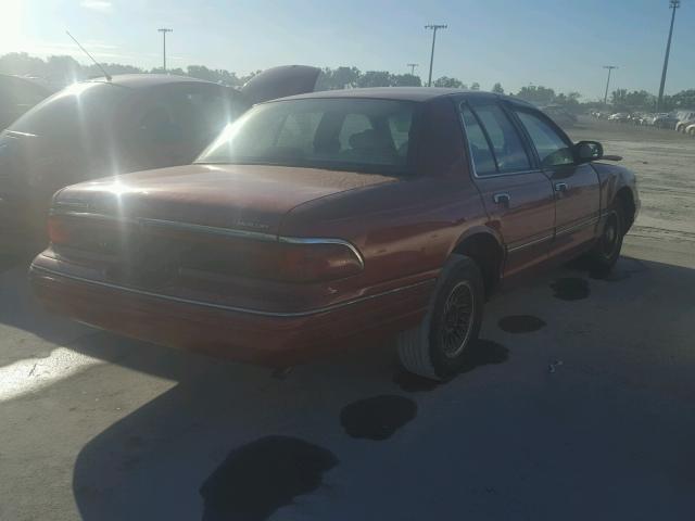 2MELM75W9VX735106 - 1997 MERCURY GRAND MARQ RED photo 4