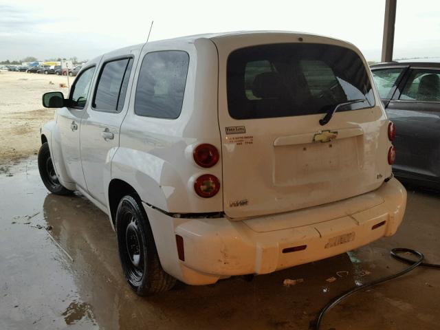3GNDA13D38S546354 - 2008 CHEVROLET HHR LS WHITE photo 3