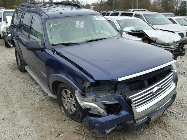 1FMEU63E77UA95580 - 2007 FORD EXPLORER X BLUE photo 1