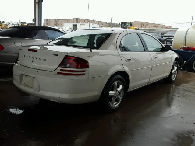 1B3EL46X75N605394 - 2005 DODGE STRATUS SX WHITE photo 4