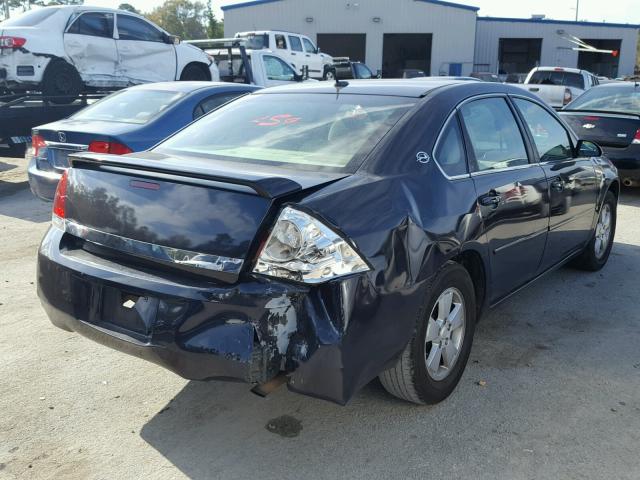 2G1WT58K479245624 - 2007 CHEVROLET IMPALA LT BLUE photo 4