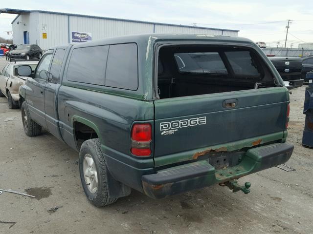 3B7HC13Y81G209615 - 2001 DODGE RAM 1500 GREEN photo 3