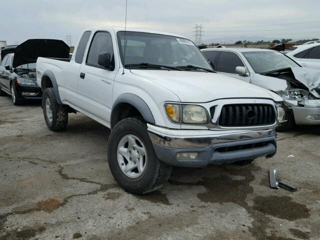 5TEWN72N72Z056646 - 2002 TOYOTA TACOMA XTR WHITE photo 1