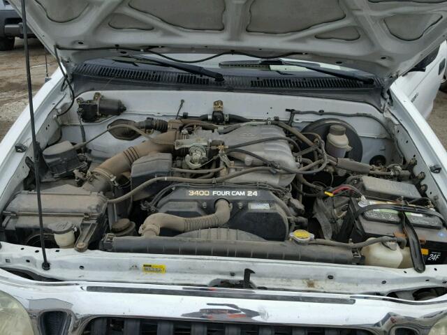 5TEWN72N72Z056646 - 2002 TOYOTA TACOMA XTR WHITE photo 7