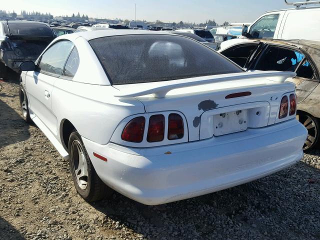 1FAFP4046WF125693 - 1998 FORD MUSTANG WHITE photo 3