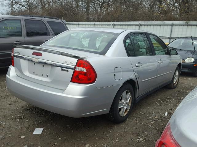 1G1ZT54814F176448 - 2004 CHEVROLET MALIBU LS ნაცრისფერი ფოტო 4