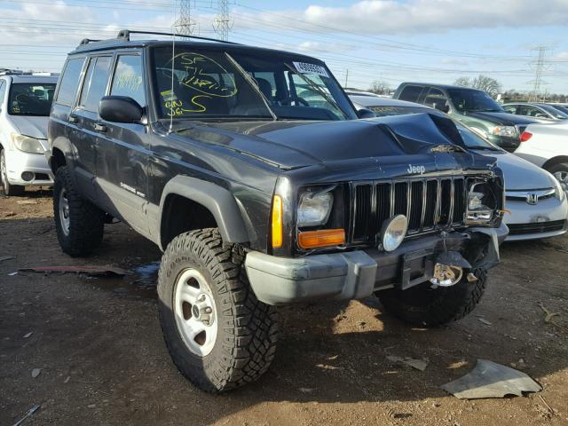 1J4FF68S4XL650986 - 1999 JEEP CHEROKEE S BLACK photo 1