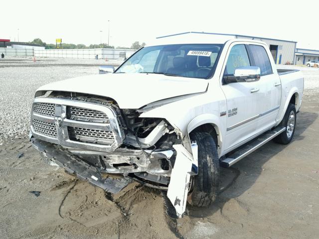 1C6RR7NT8GS317670 - 2016 RAM 1500 LARAM WHITE photo 2