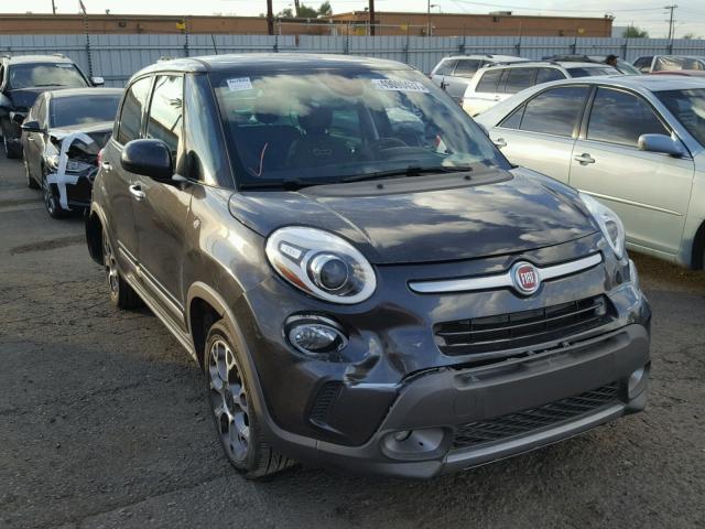 ZFBCFADH6EZ007610 - 2014 FIAT 500L TREKK CHARCOAL photo 1