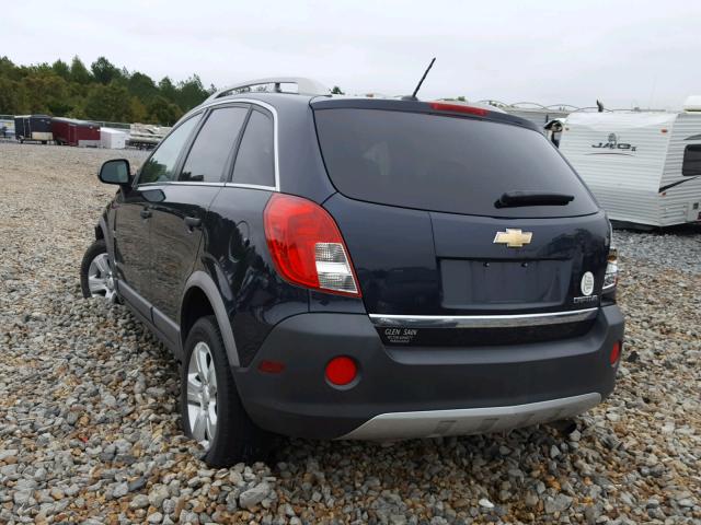 3GNAL2EK1ES610806 - 2014 CHEVROLET CAPTIVA LS 蓝色 照片 3