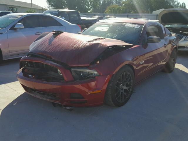 1ZVBP8CF4E5325101 - 2014 FORD MUSTANG GT RED photo 2